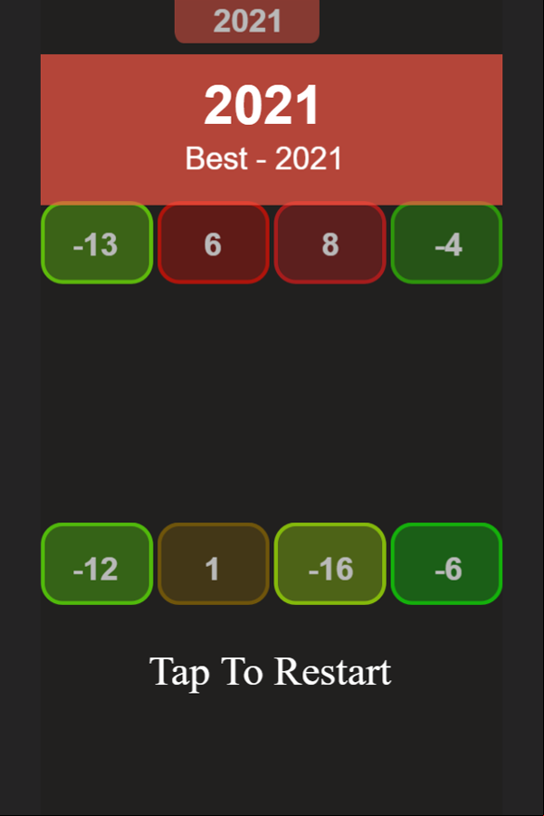 Number Up Score Screenshots.