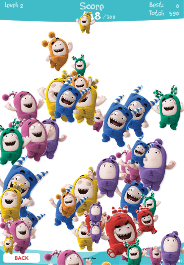 Oddbods Samebods Game Animations Screenshot.
