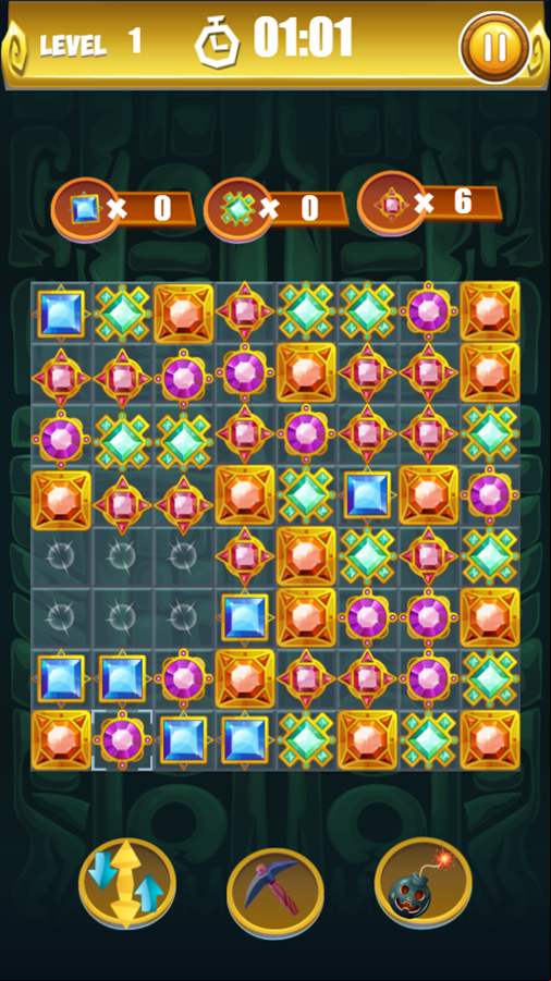 Old Relic Puzzle Game Level Play Screenshot.