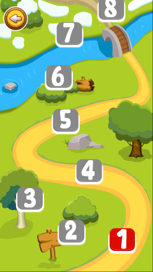 Old Relic Puzzle Game Level Select Screenshot.