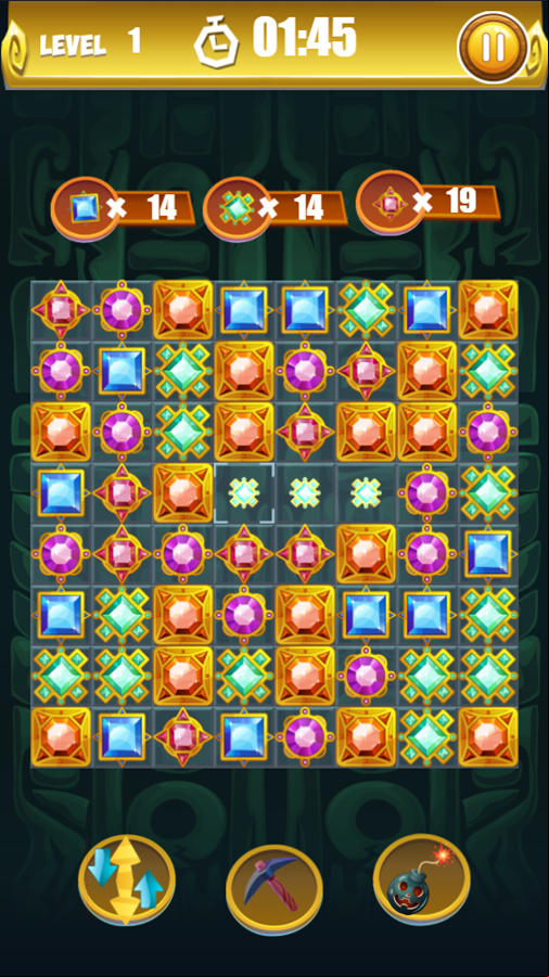 Old Relic Puzzle Game Level Start Screenshot.