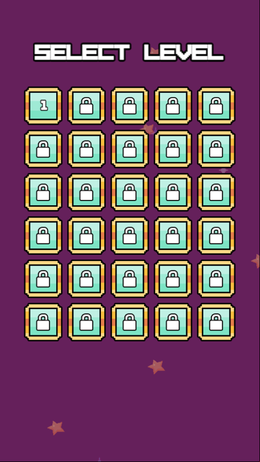 Omicronian Game Select Level Screenshot.