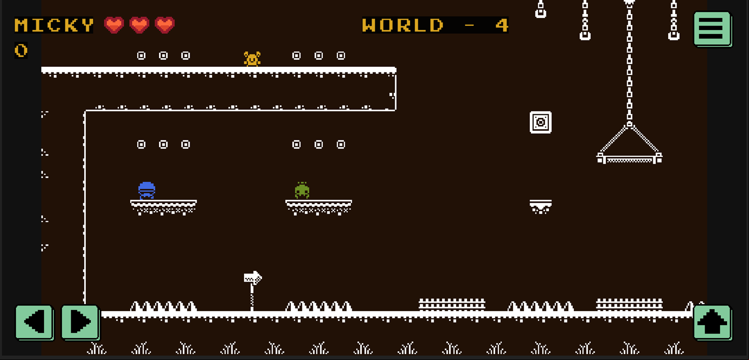 One Bit Platformer Game World 4 Screenshot.