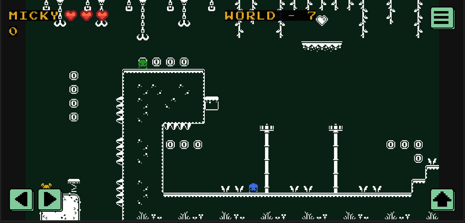 One Bit Platformer Game World 7 Screenshot.