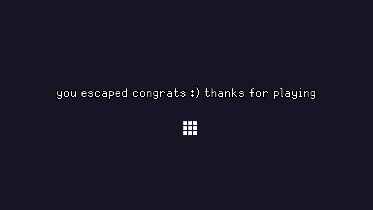 One Level Jailbreak Game Beat Screen Screenshot.