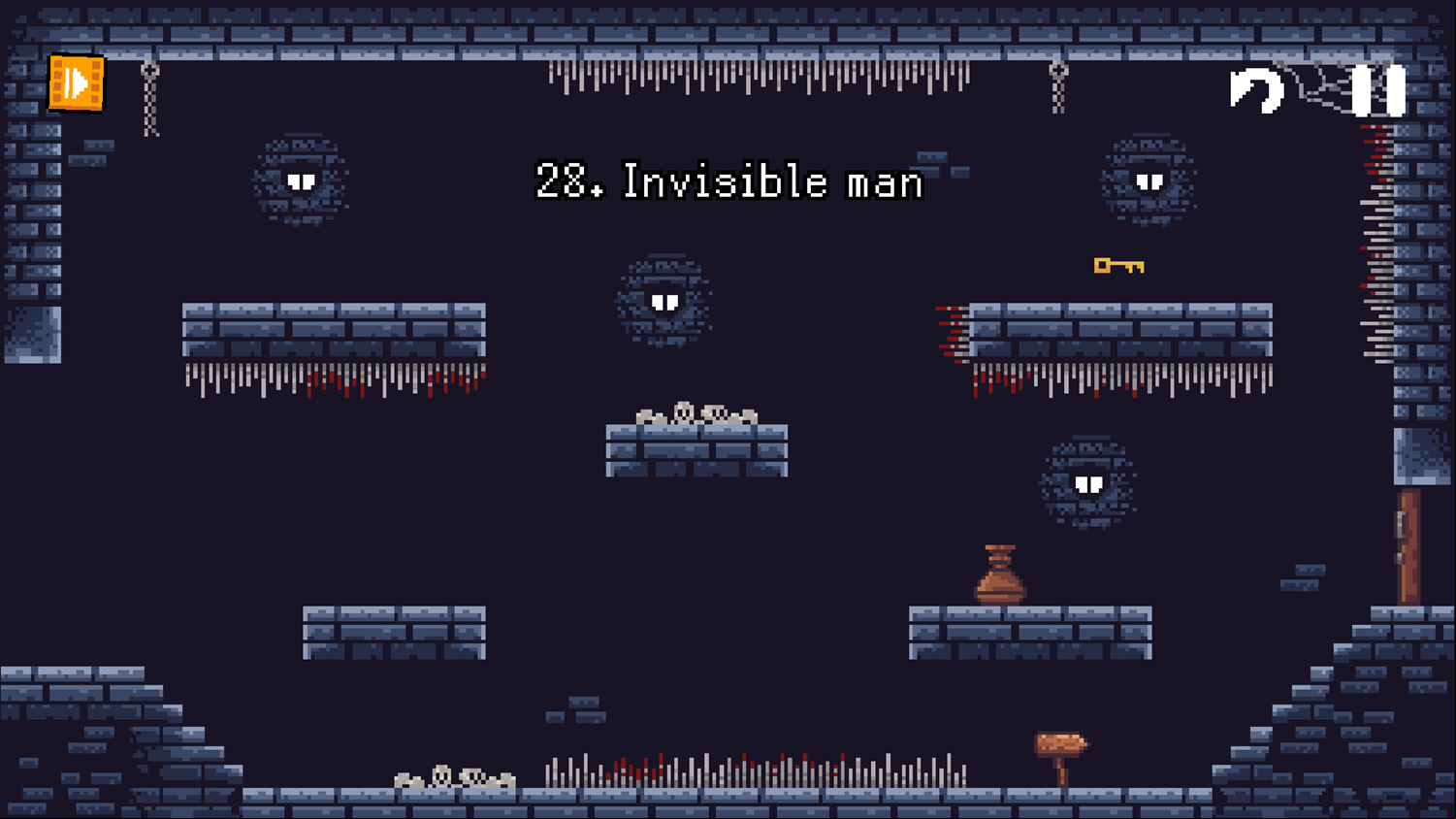 One Level Jailbreak Game Invisible Character Screenshot.