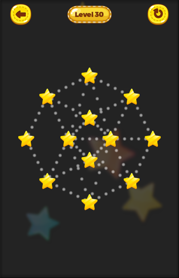One Line Game Final Level Screenshot.