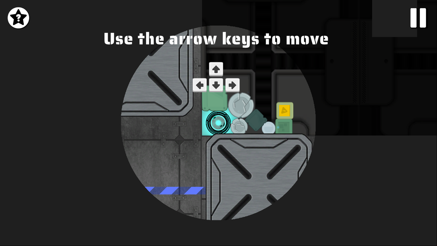 OrbaDrone Game How To Move Screenshot.
