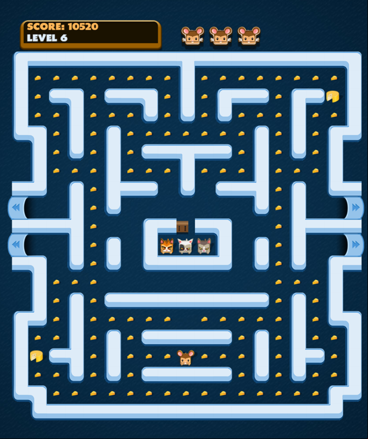 Pac Rat Game Screenshot.