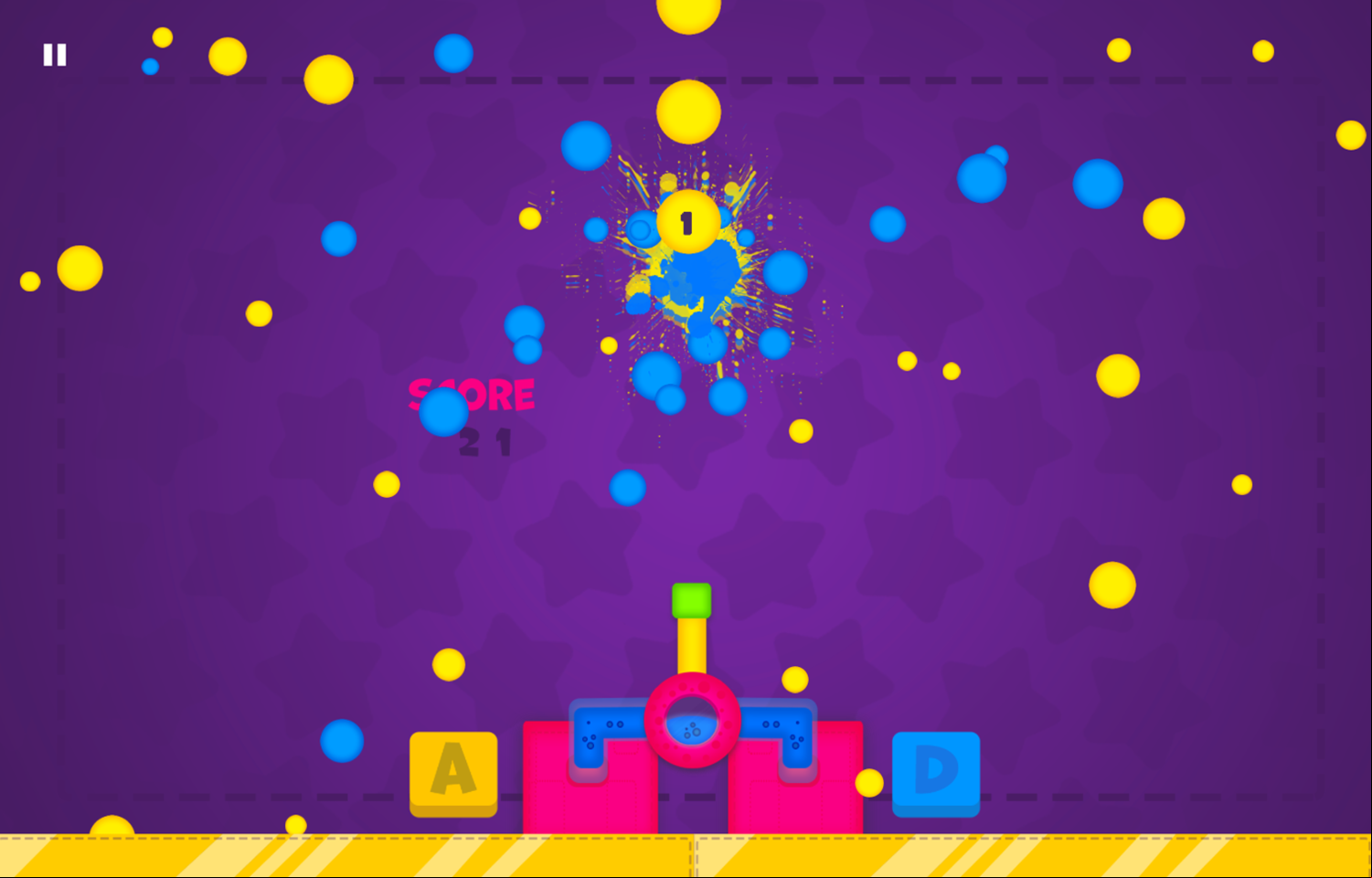 Paint Gun Game Play Screenshot.