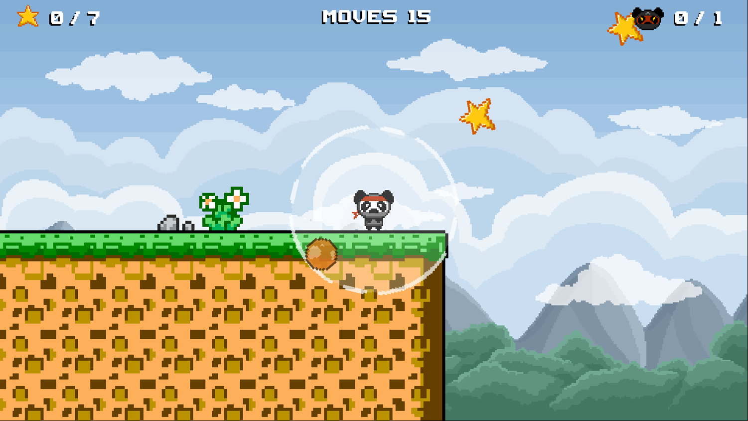 Panda Fight Game Start Screenshot.