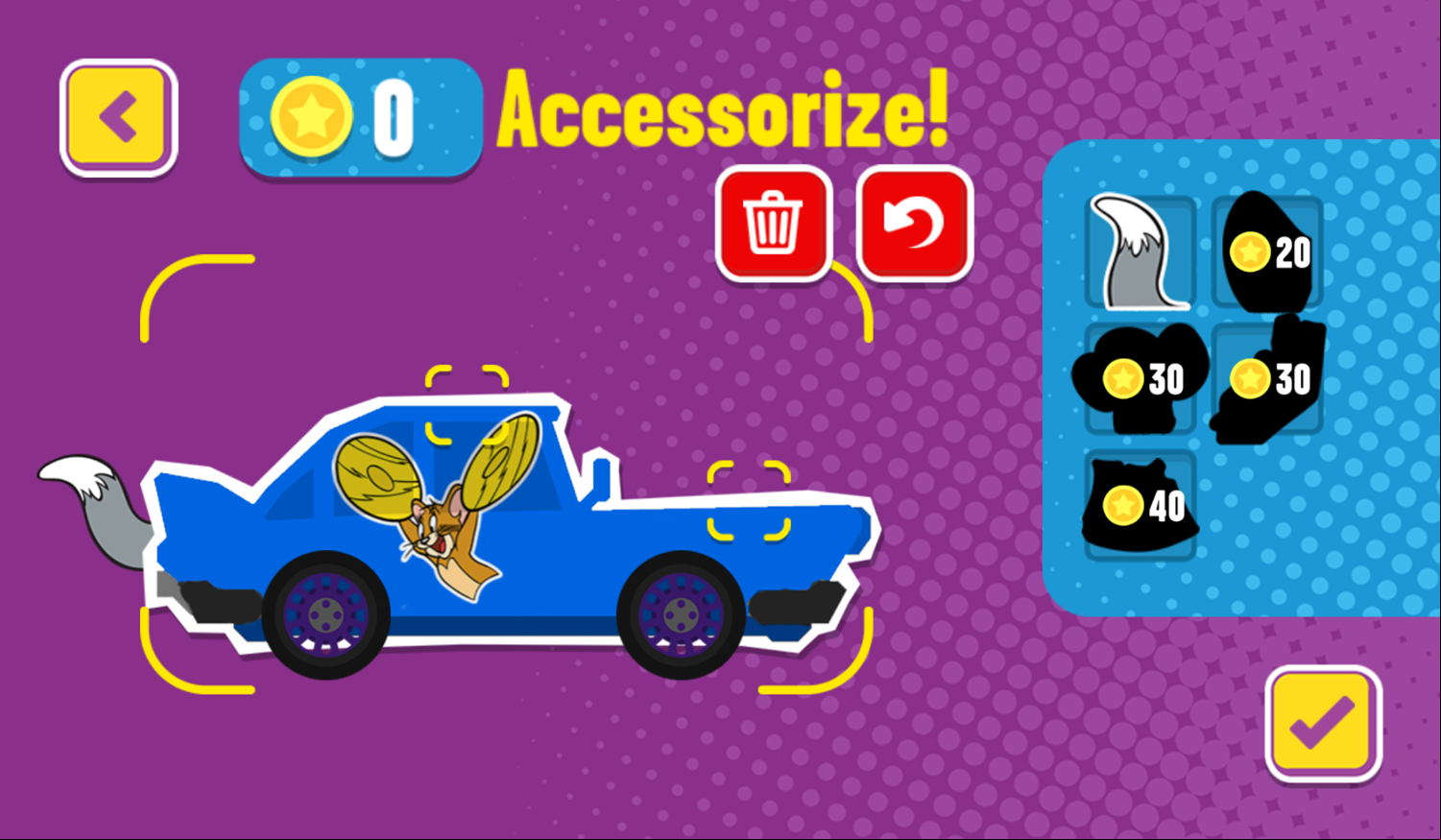 Paper Racers Game Accessorize Screenshot.