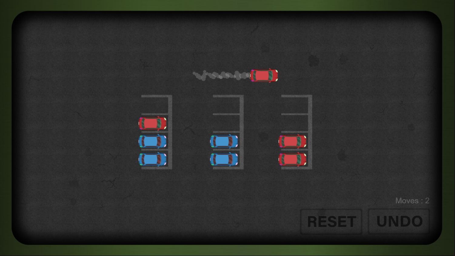 Parking Sort Puzzle Game Level Play Screenshot.