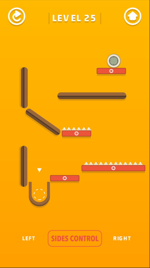 Path Control Game Level Progress Screenshot.