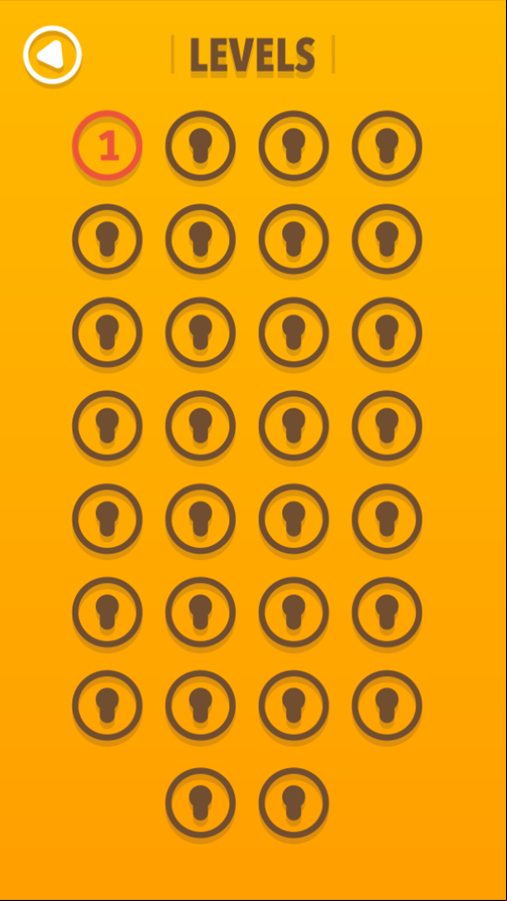 Path Control Game Level Select Screenshot.
