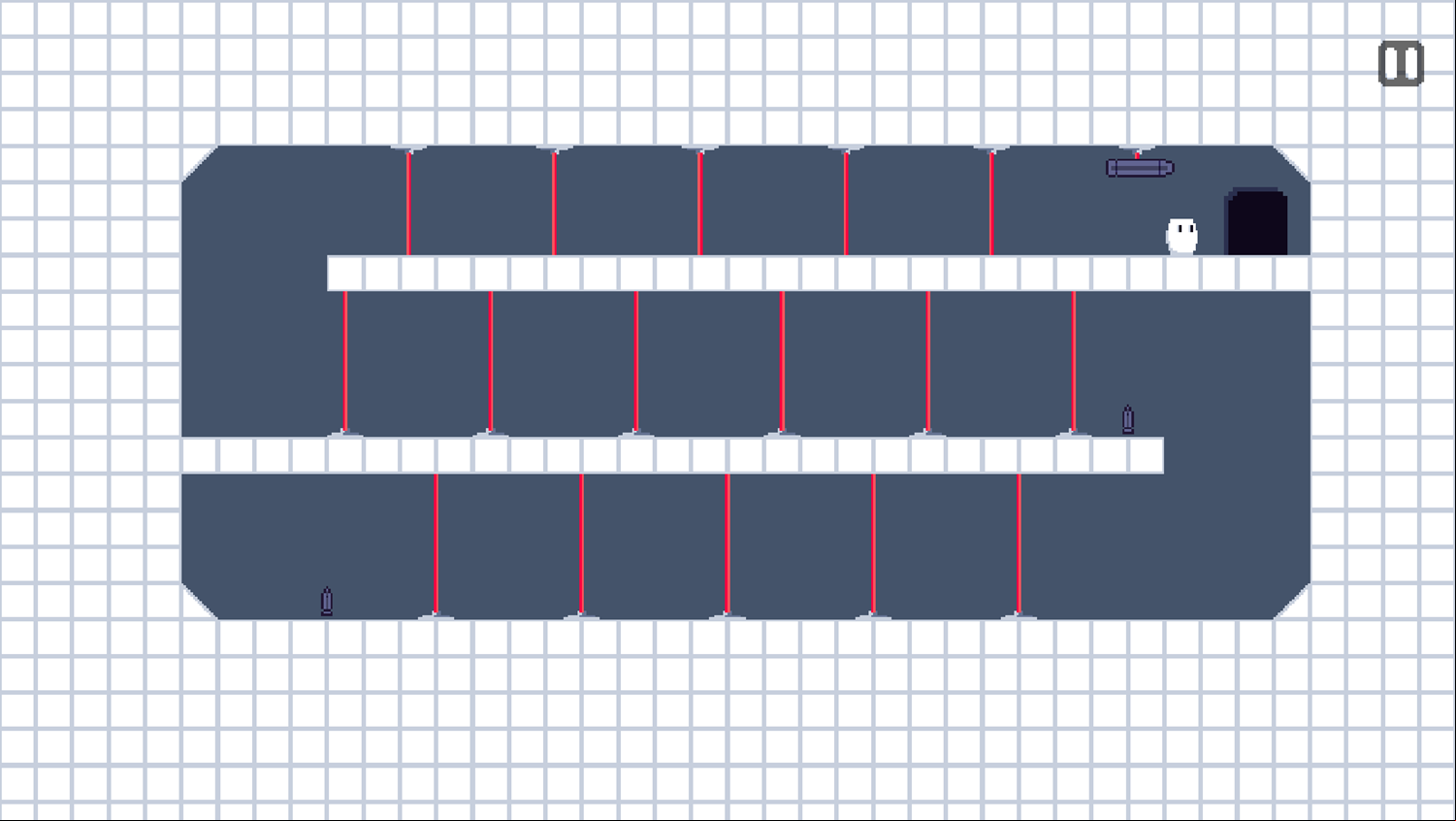 Pause Game Over and Under Lasers Screenshot.