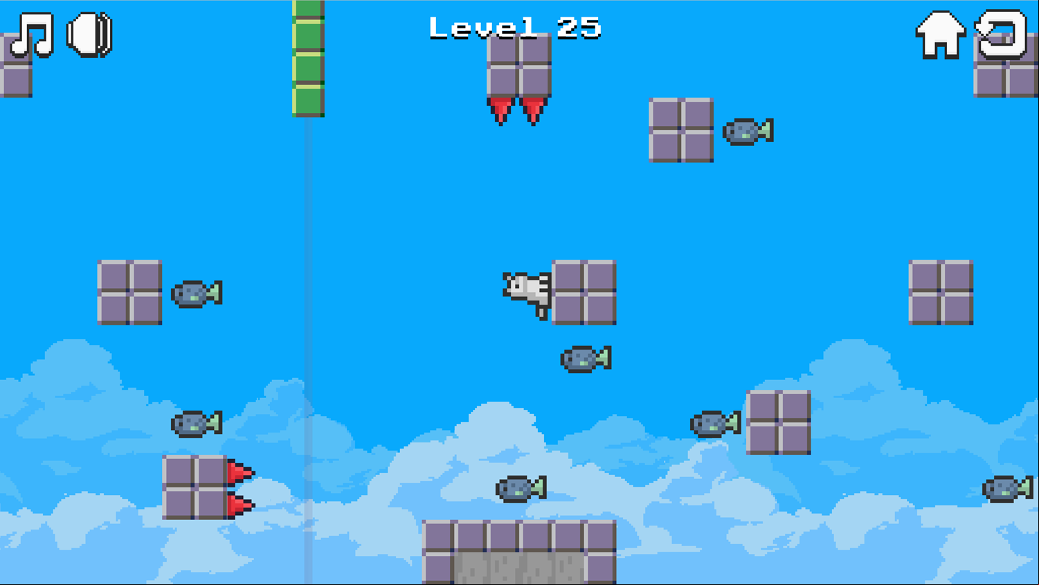 Paws and Claws Game Final Level Screenshot.