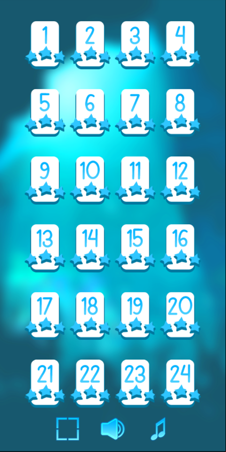 Penguin Dash Game Level Select Screenshot.