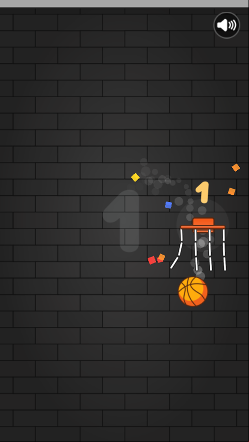 Perfect Dunk Game Start Screenshot.