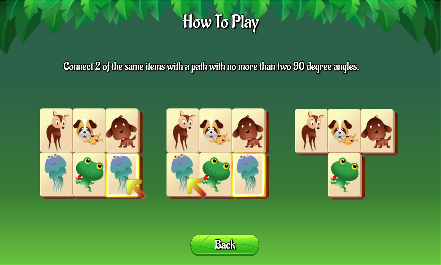 Pet Link Kids Game How to Play Screen Screenshot.