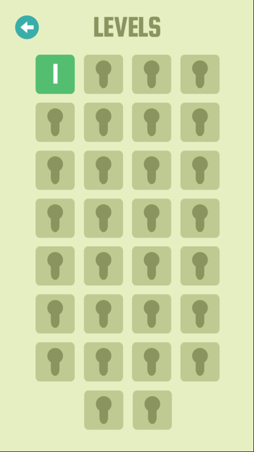 Physics Box Game Level Select Screenshot.