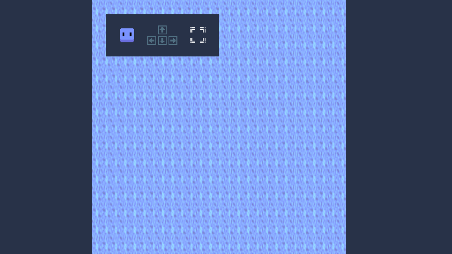 Physics Breaking Boxes Game Controls Screenshot.