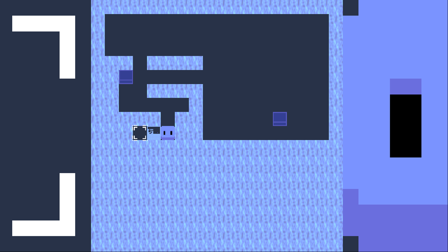 Physics Breaking Boxes Game Play Screenshot.