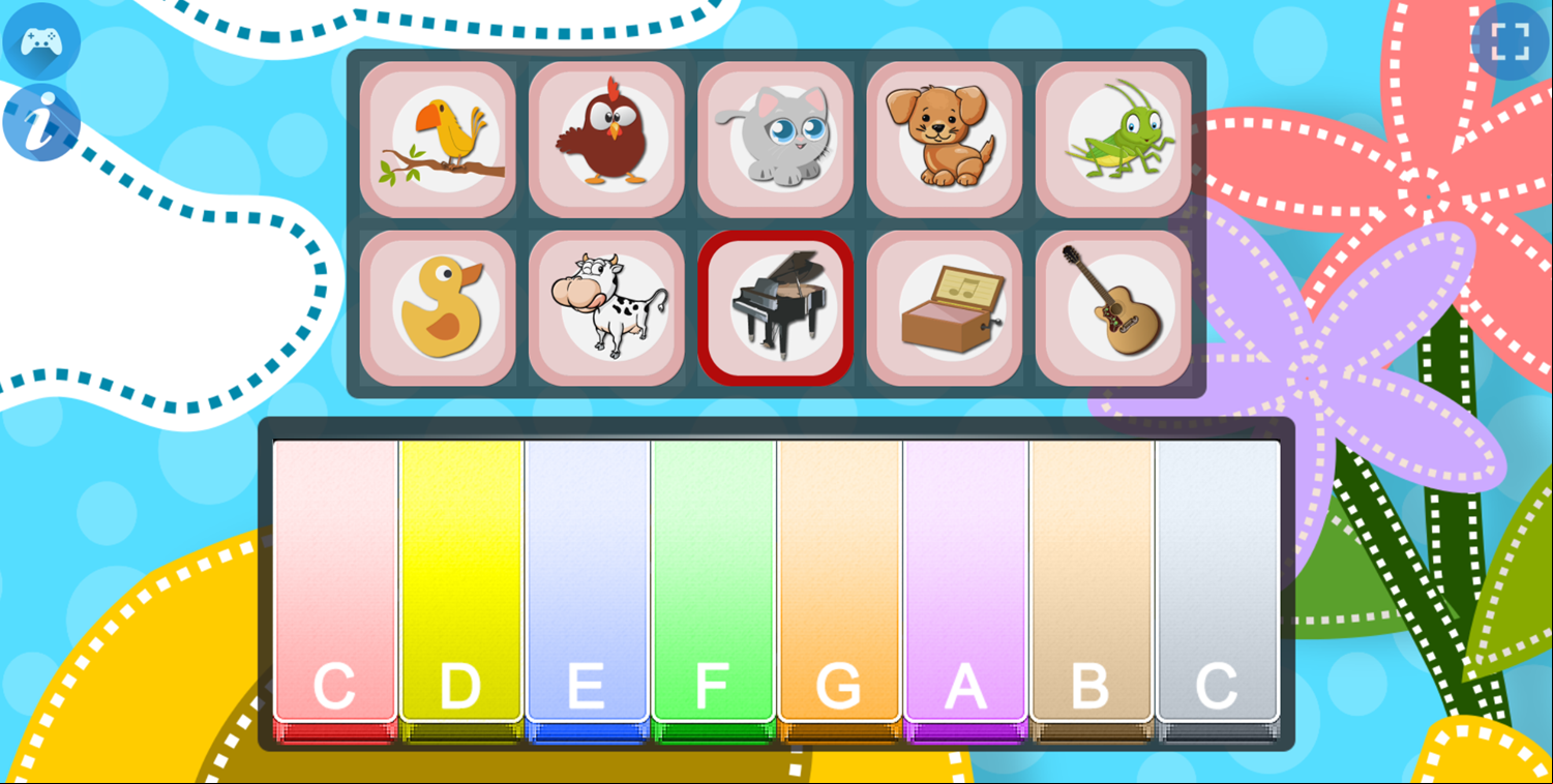 Piano for Kids Animal Sounds Welcome Screenshot.
