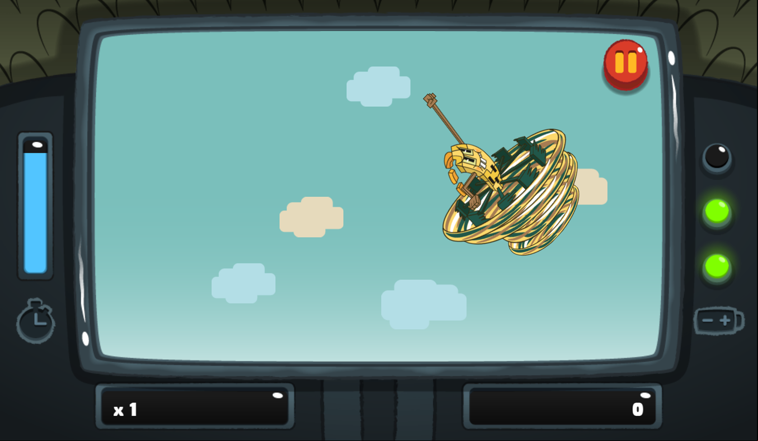 PGBC Game Lad Blitz Game Don't Touch Bronado Gameplay Screenshot.