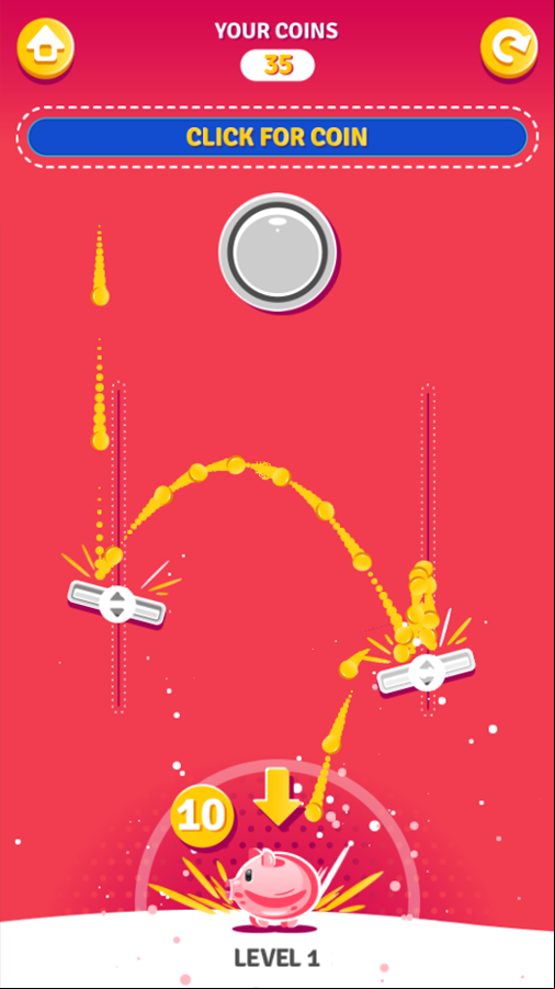Piggy Bank Game Screenshot.