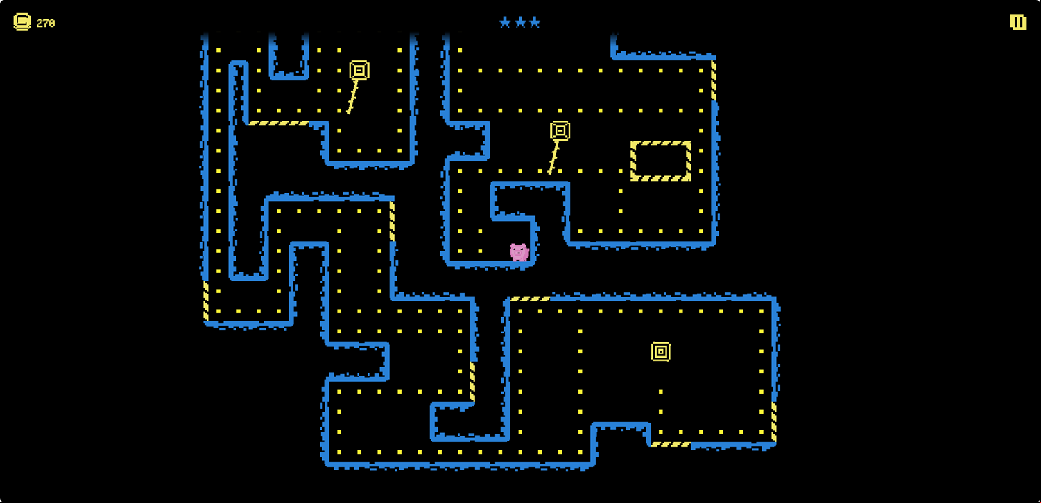 Piggy Dash Game Level With Spinners Screenshot.