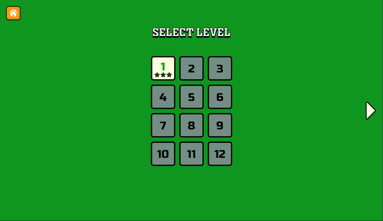 Pinball World Cup Game Select Level Screenshot.