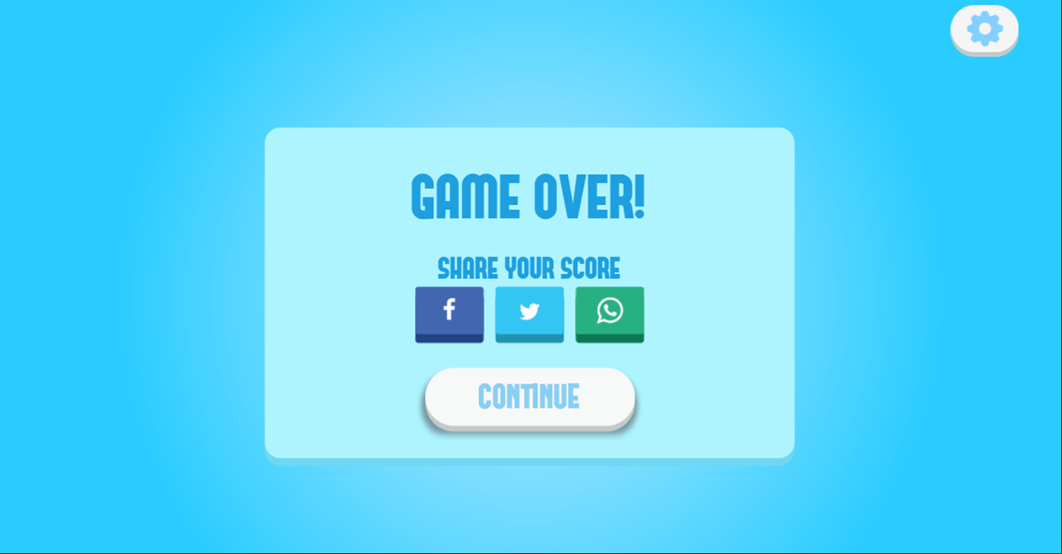 Play Maze Game Over Screenshot.