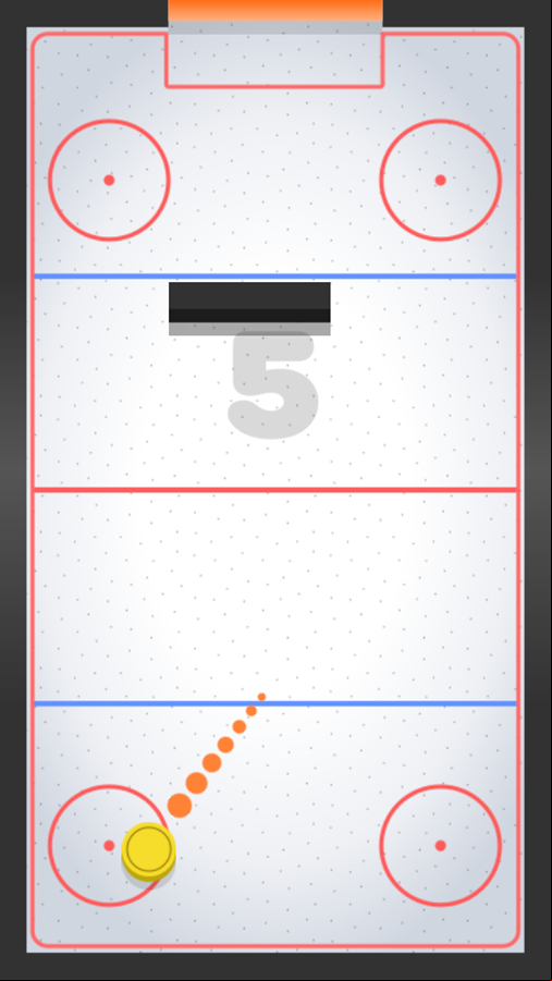 Pocket Hockey Game Play Screenshot.