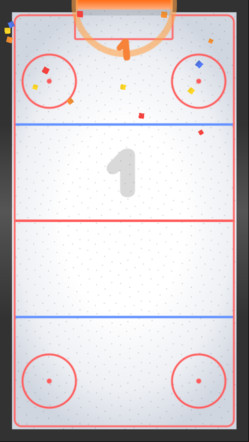 Pocket Hockey Game Start Screenshot.