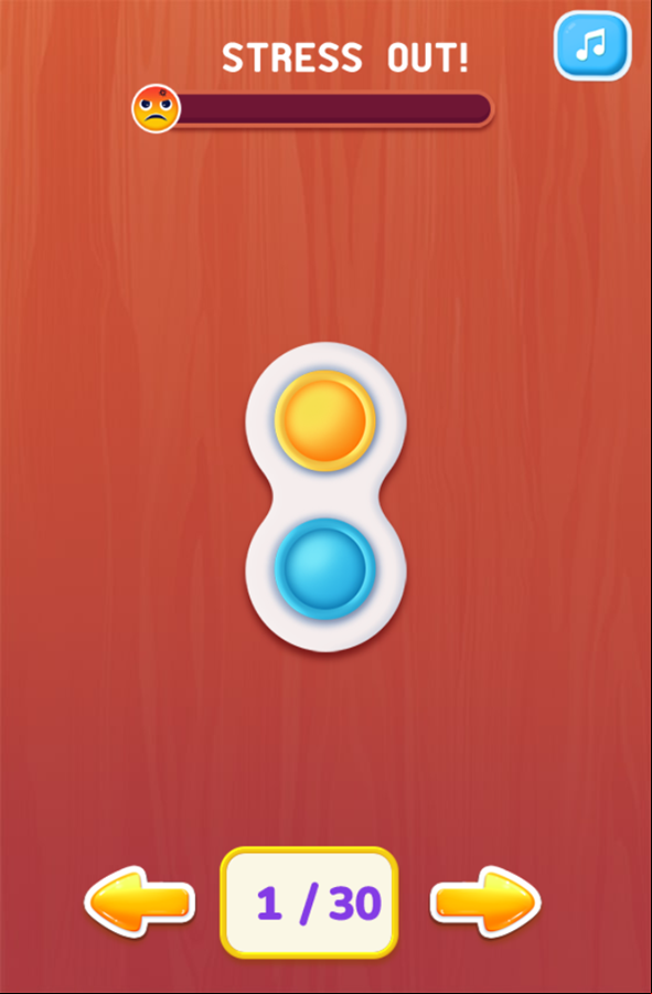 Pop It Fiesta Game Level Start Screenshot.