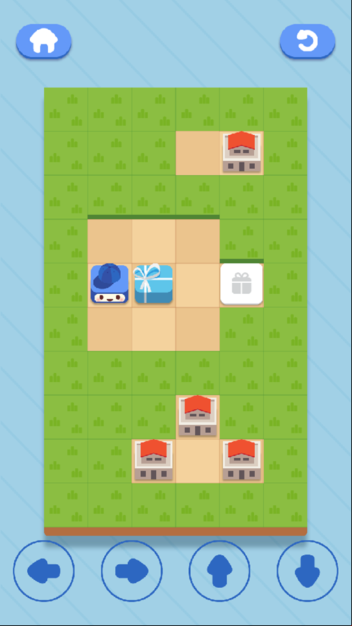 Postman Run Game Level Start Screenshot.