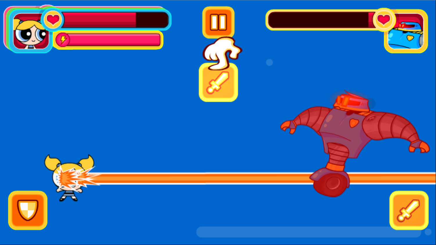 Powerpuff Unordinary Week Getting Hit Screenshot.