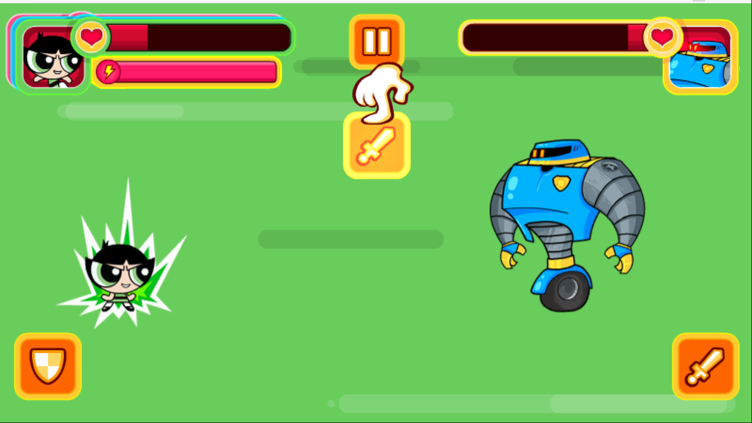 Powerpuff Unordinary Week Power Attack Screenshot.
