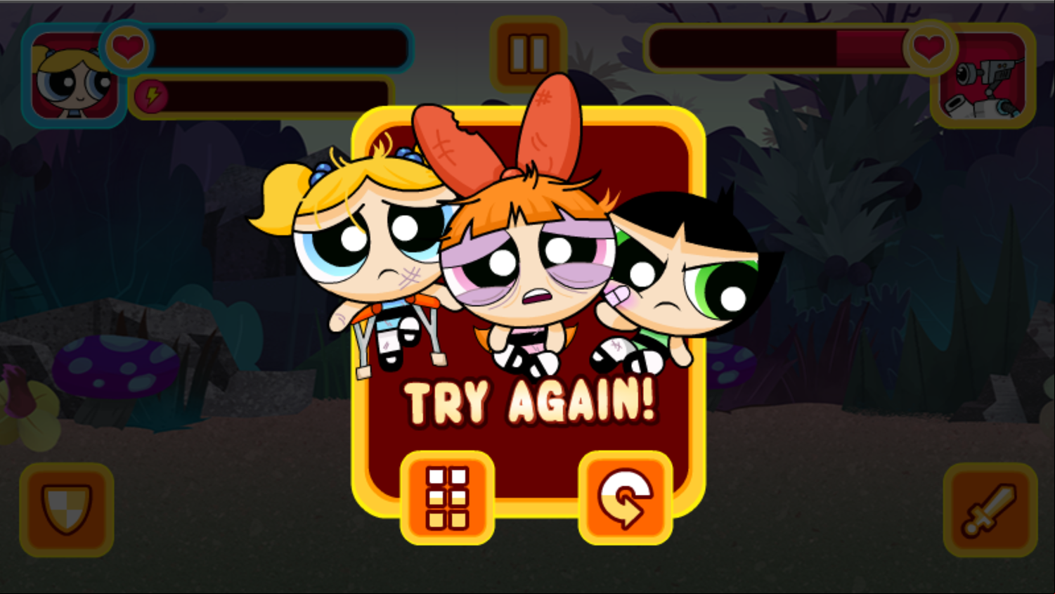 Powerpuff Unordinary Week Try Again Screenshot.