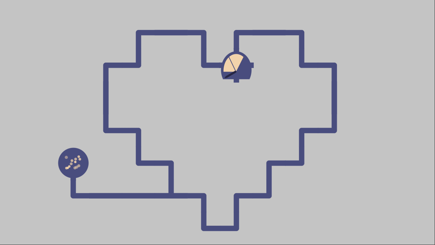 PressUre Game Beat Screen Screenshot.