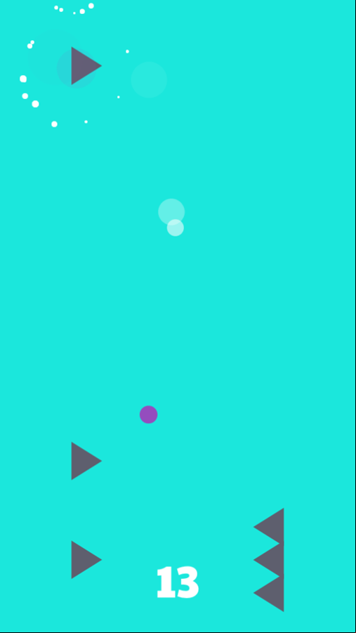 Prickle Enemy Game Over Screenshot.