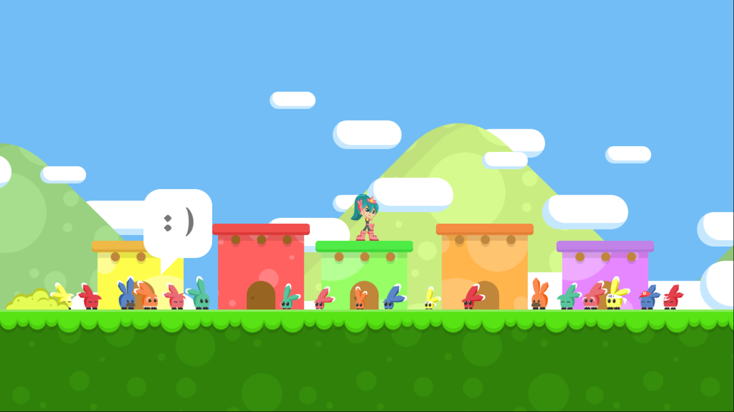 Princess Goldblade Game End Screenshot.