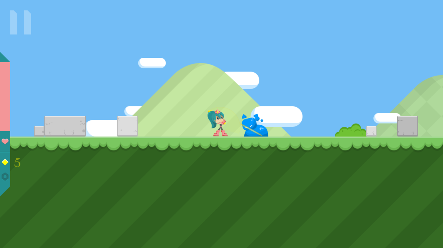 Princess Goldblade Game  Screenshot.