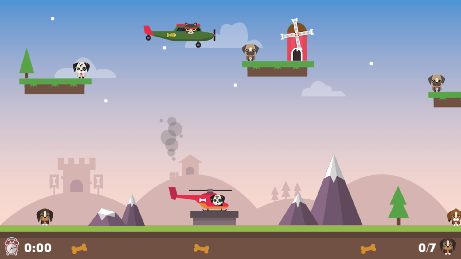 Puppy Rescue Gameplay Screenshot.