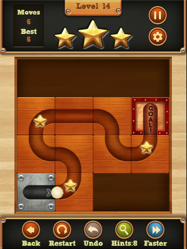 Puzzle Ball Gameplay Screenshot.