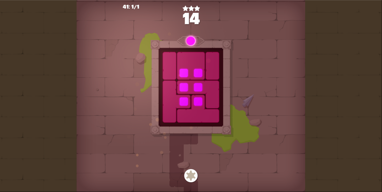 Puzzle Blocks Ancient Persia Level Complete Screenshot.