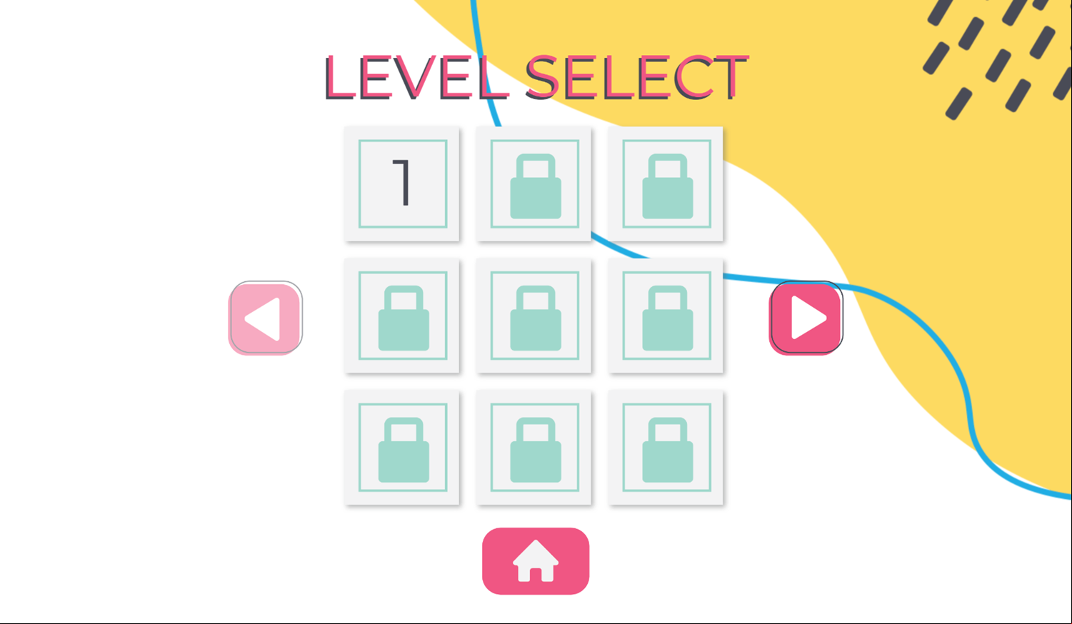 Puzzle Slide Tour Game Level Select Screenshot.