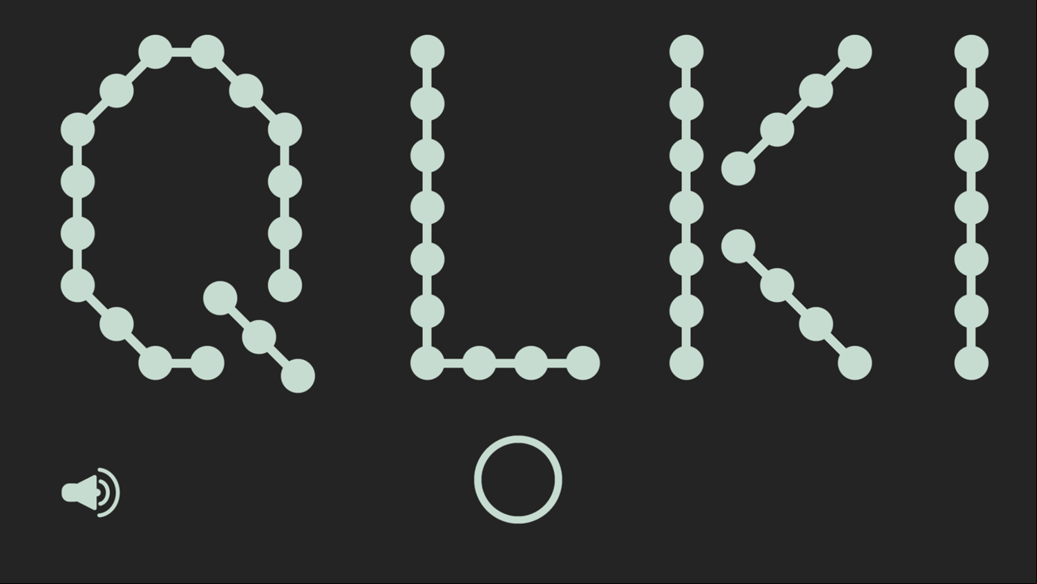 Qlki Game Welcome Screen Screenshot.