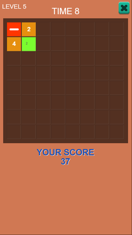 Quick Maths Subtraction Game Screenshot.